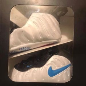 Nike Foamposite soft bottoms size 2C